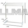 Напольная сушилка для белья Mobile towel rack 